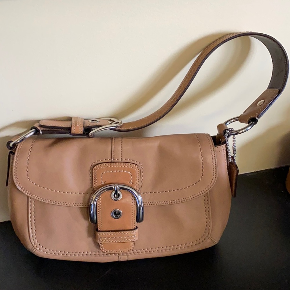 Coach Purse Soho Tan Leather Y2K Gilmore Girls